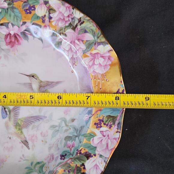 Bradford Exchange 1999 Lena Liu's Delicate Treasures Hummingbird Plates (2) - Picture 7 of 7